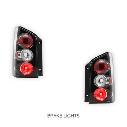 Nissan PathFinder R51 (2005 - 2012)  Black Altezza Tail Lights Tail Lights LH + RH