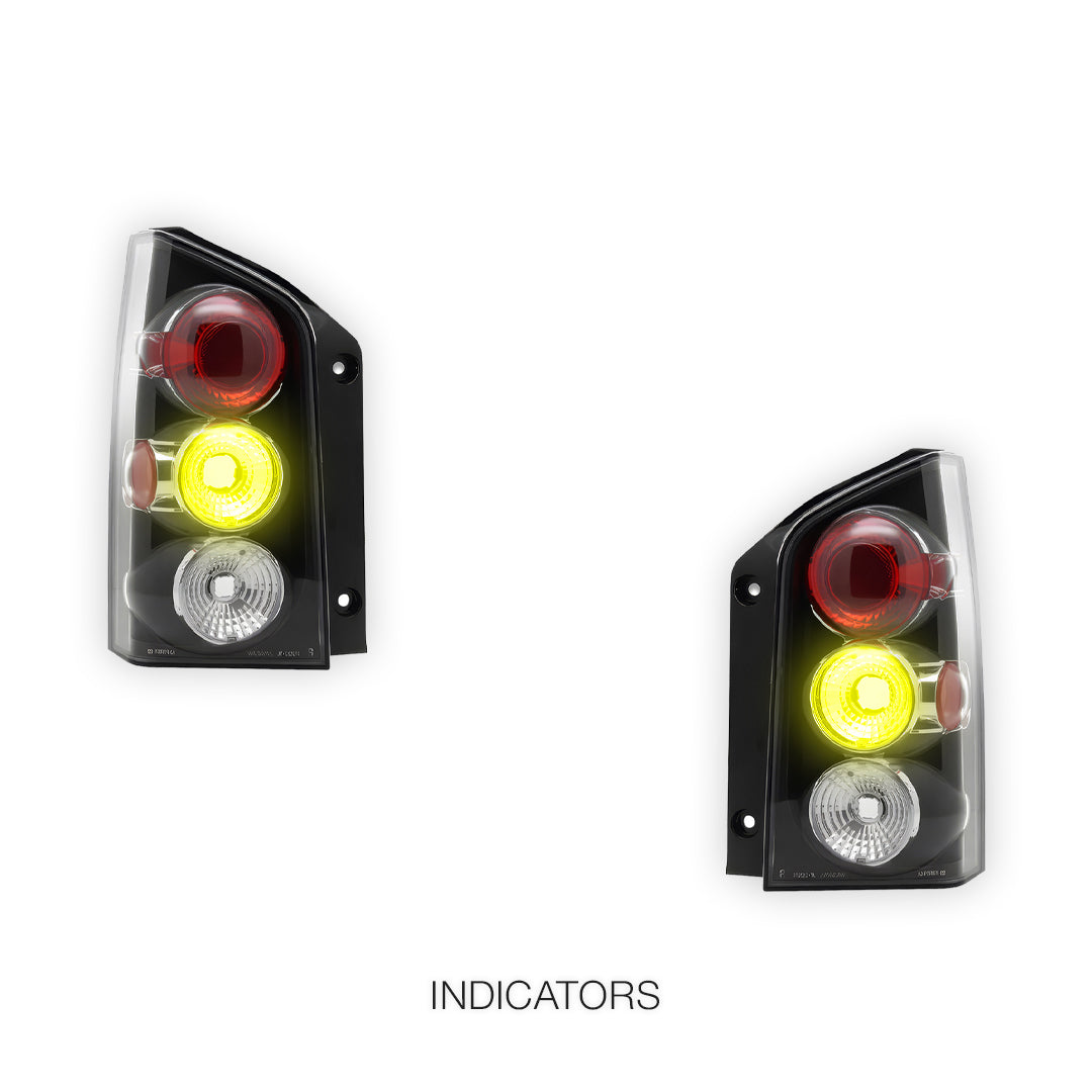 Nissan PathFinder R51 (2005 - 2012)  Black Altezza Tail Lights Tail Lights LH + RH
