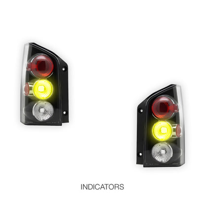 Nissan PathFinder R51 (2005 - 2012)  Black Altezza Tail Lights Tail Lights LH + RH