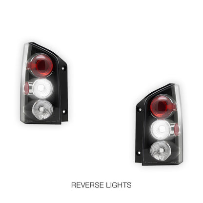 Nissan PathFinder R51 (2005 - 2012)  Black Altezza Tail Lights Tail Lights LH + RH
