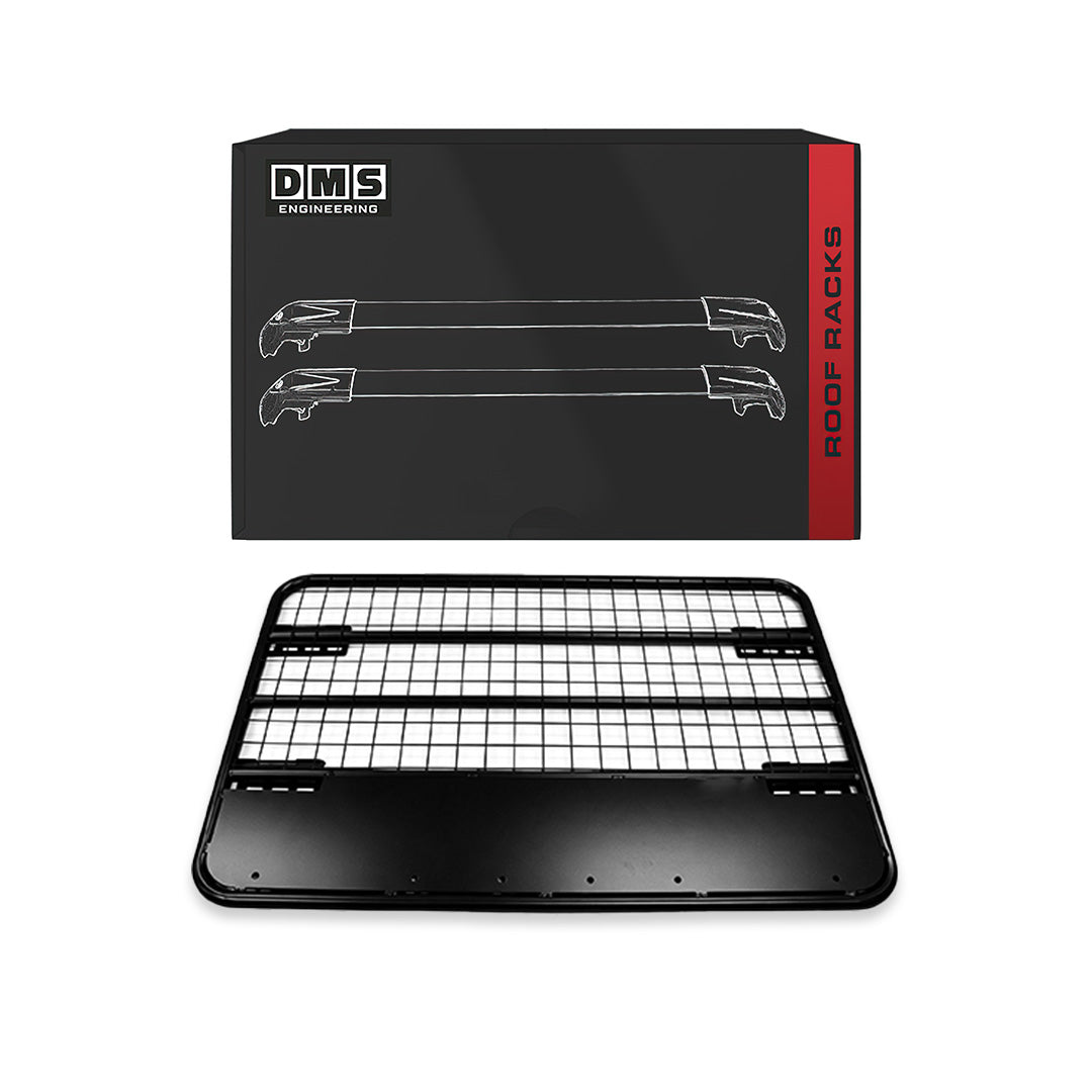 Nissan Patrol GQ / Y60 / GU / Y61 Single Cab (1987 - 2016) Powder Coated Black Steel Flat Roof Rack