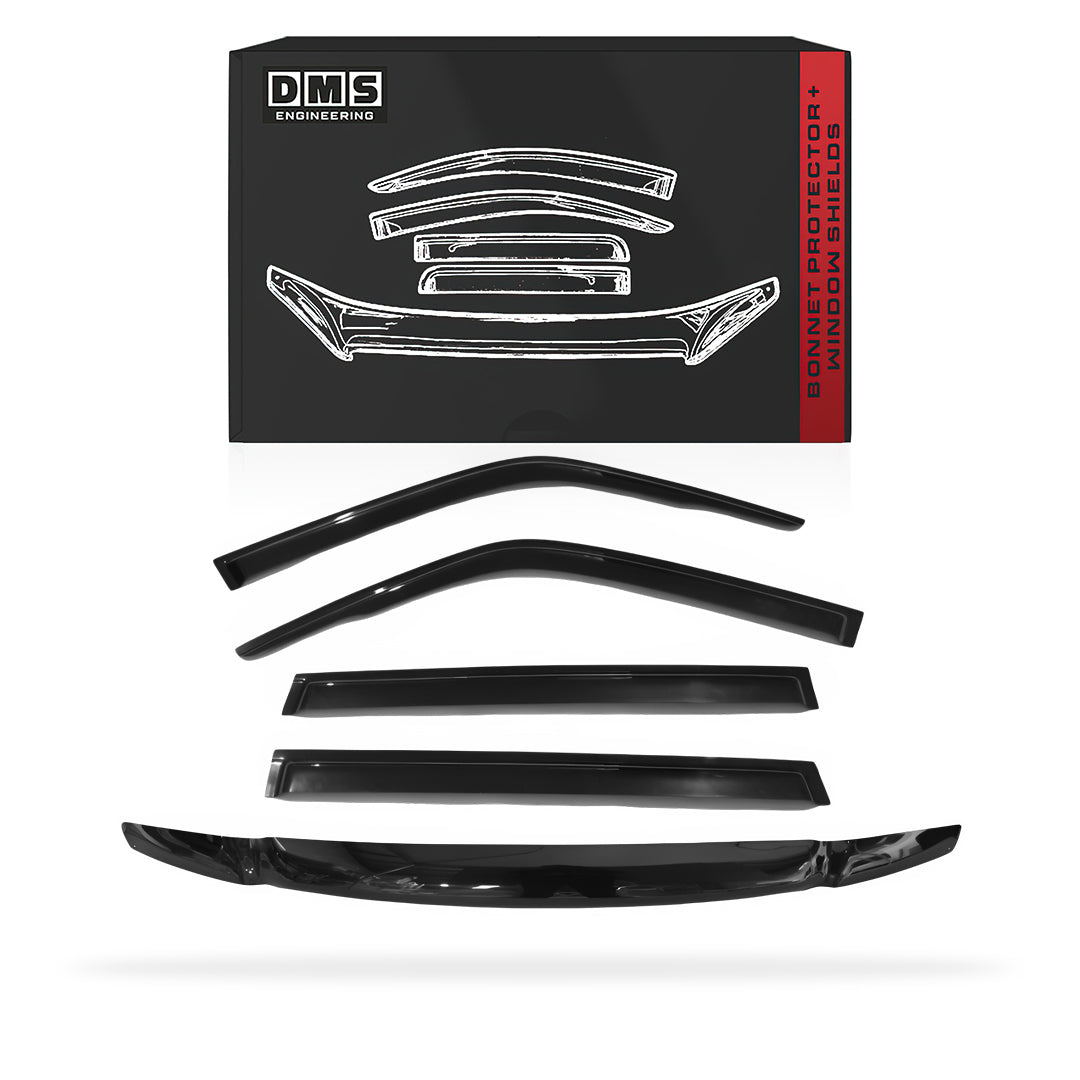 Nissan Patrol GU Y61 Wagon / TY61 Ute (1998 - 2006) Bonnet Protector + Weather Shields