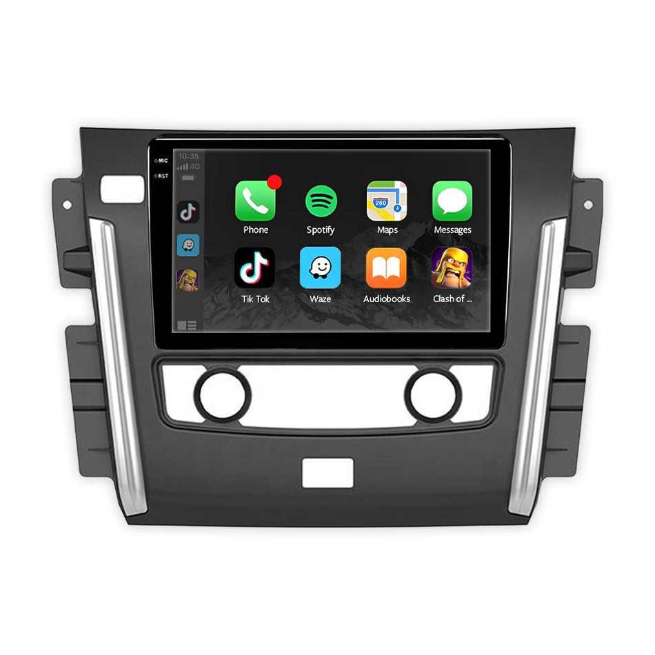 Nissan Patrol GU (2012 - 2018) 10" Wireless Android 13 Head Unit for Apple CarPlay / Android Auto