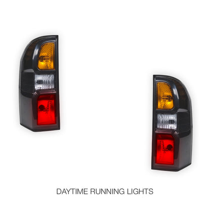 Nissan Patrol Y61 (2013 - 2016)  Black OEM Style Tail Lights Tail Lights LH + RH