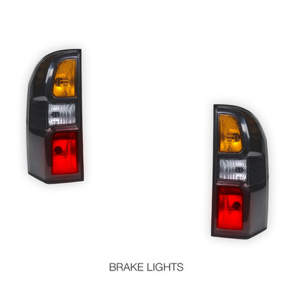 Nissan Patrol Y61 (2013 - 2016)  Black OEM Style Tail Lights Tail Lights LH + RH