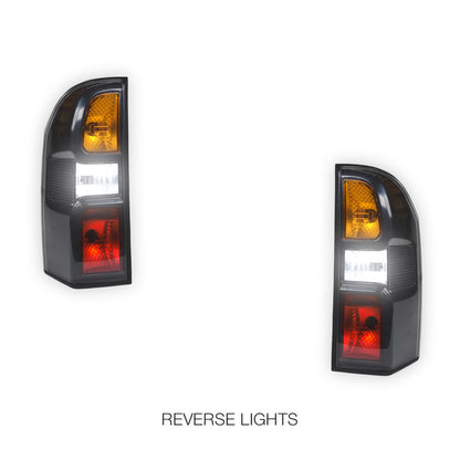 Nissan Patrol Y61 (2013 - 2016)  Black OEM Style Tail Lights Tail Lights LH + RH