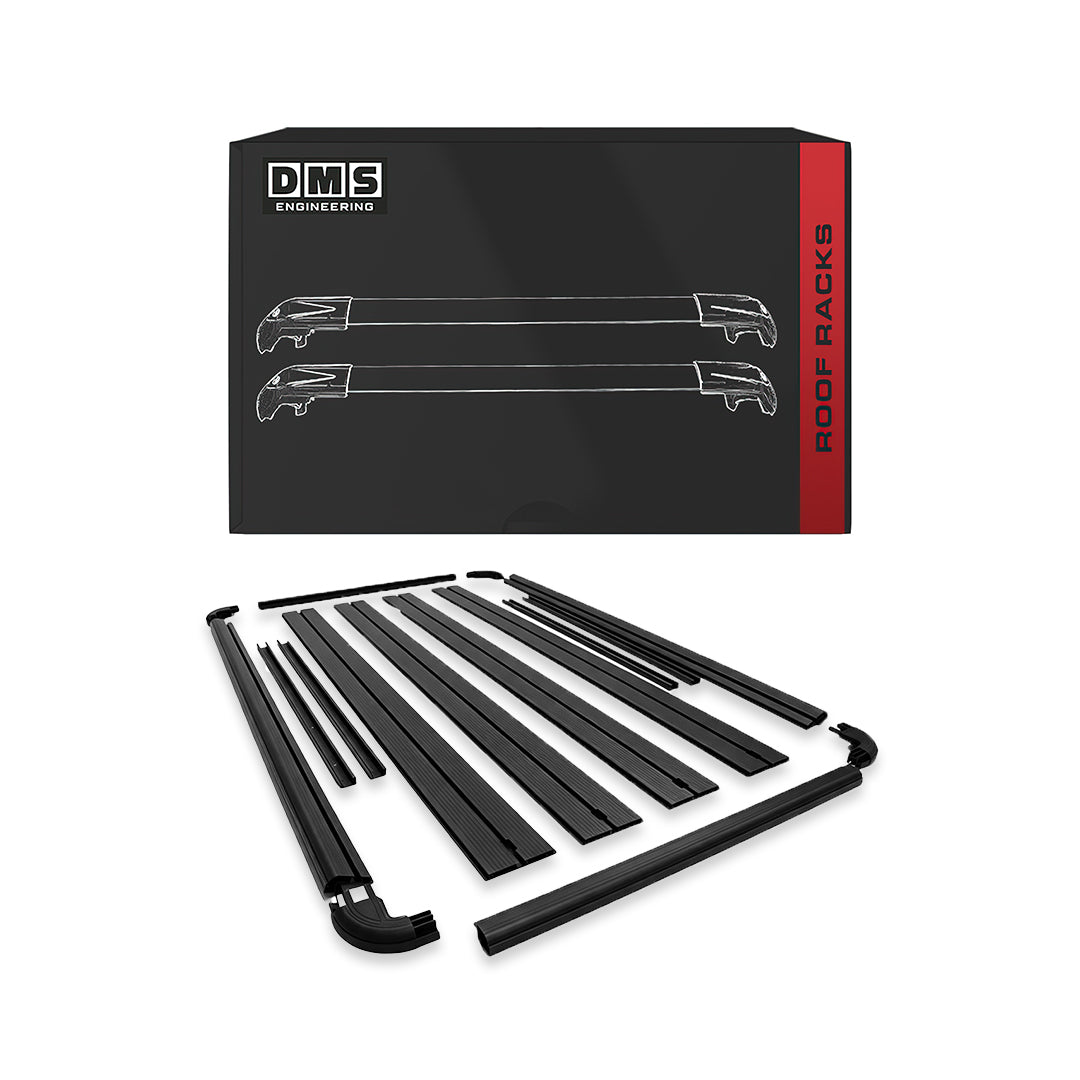 Nissan Patrol Y62 Ute / Y62 Wagon (2012 - 2024) Unassembled Flat Roof Rack Aluminum Platform Steel Hexagon Brackets