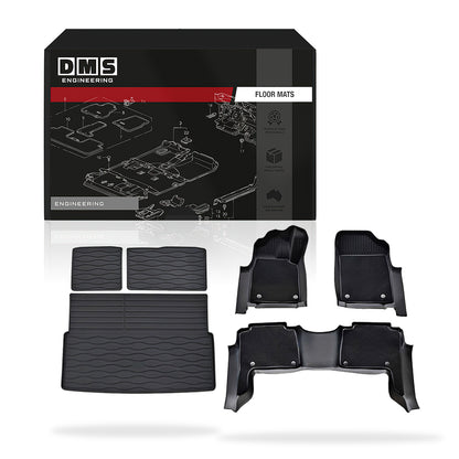 Nissan Patrol	Y62 Ute / Y62 Wagon (2012 - 2026) Double-Layer Car Floor Mats
