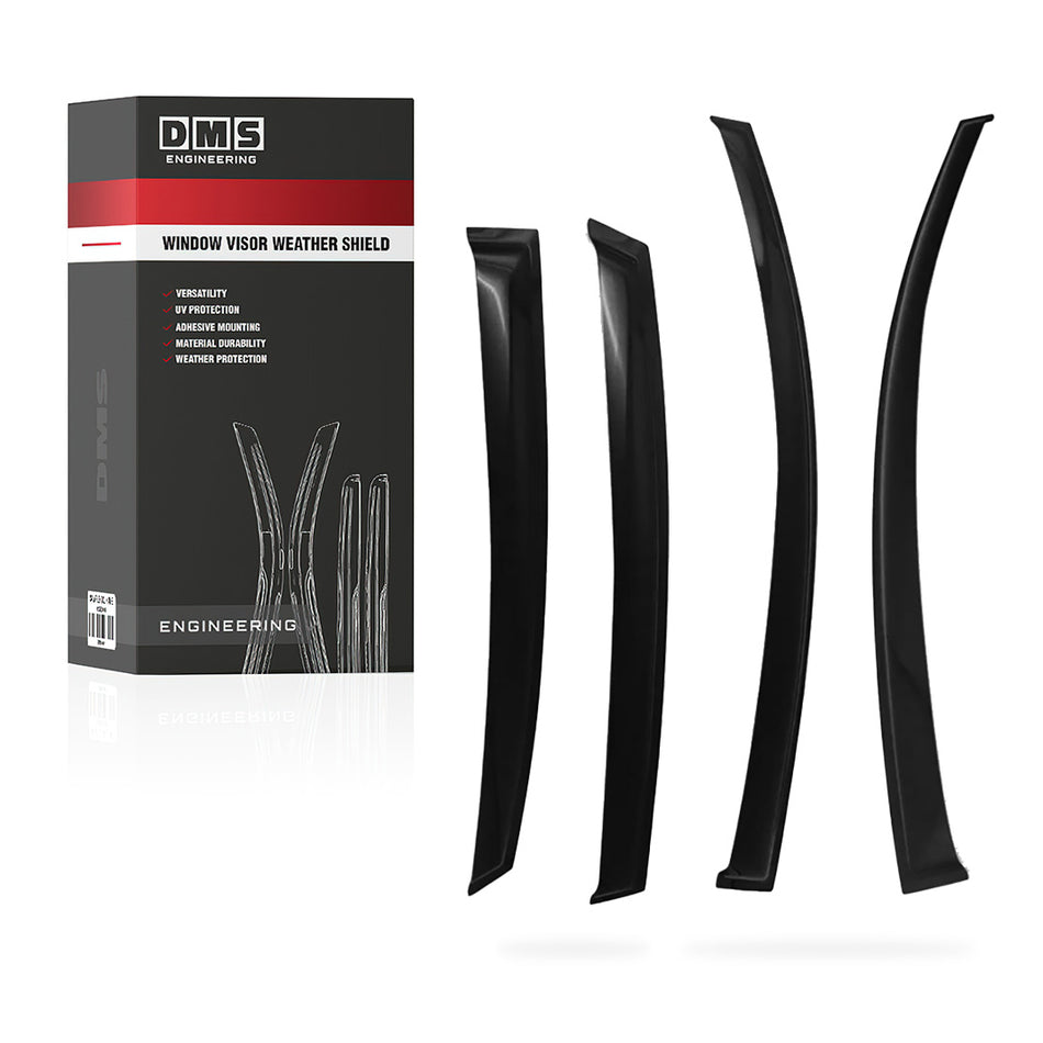 Nissan Pulsar B17 Sedan (2012 - 2016) Front and Rear Window Visor Weather Shields