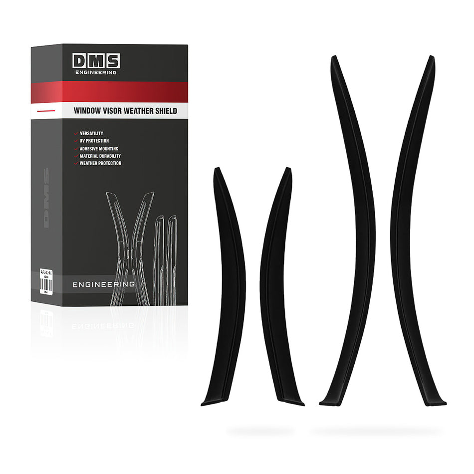 Nissan Pulsar N16 Sedan (2001 - 2006) Front and Rear Window Visor Weather Shields