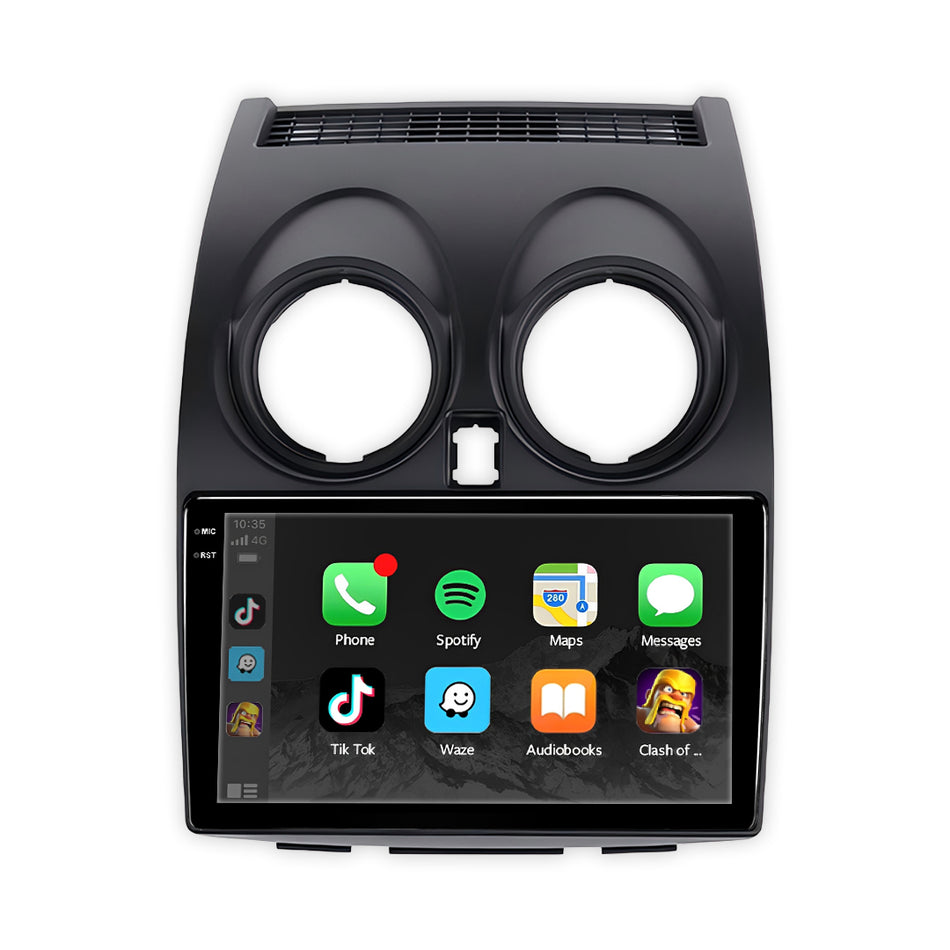 Nissan Qashqai J11 (2006 - 2016) 9" Wireless Android 15 Head Unit for Apple CarPlay / Android Auto