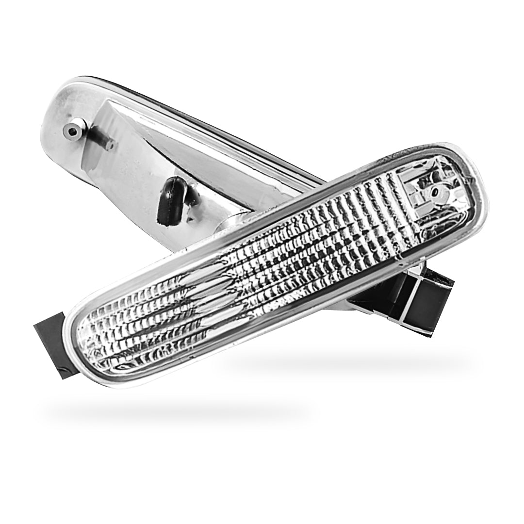 Nissan Silvia S14 (1993 - 1996) Crystal Clear Bumper Bar Turn Signal Indicator Lights LH + RH