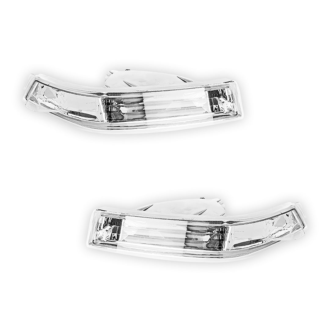 Nissan Silvia S14 (1997 - 1998) Crystal Clear / Full Smoked Bumper Bar Turn Signal Indicator Lights LH+ RH