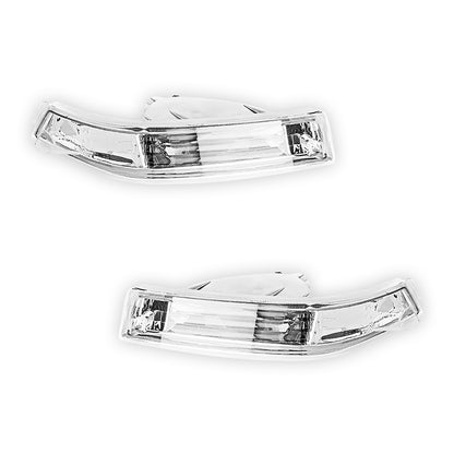Nissan Silvia S14 (1997 - 1998) Crystal Clear / Full Smoked Bumper Bar Turn Signal Indicator Lights LH+ RH