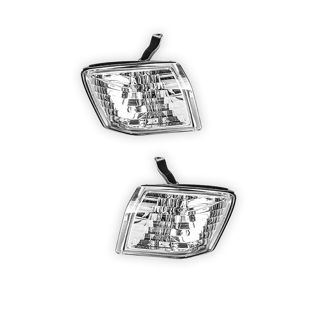 Nissan Silvia S14 (1997 - 1998) Crystal Clear Corner Turn Signal Indicator Lights LH + RH