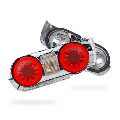 Nissan Skyline R32 (1991 - 1993) GTR Style Clear Red LED Tail Lights LH + RH