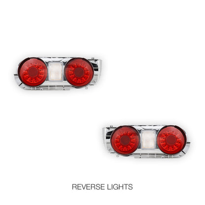 Nissan Skyline R32 (1991 - 1993) GTR Style Clear Red LED Tail Lights LH + RH