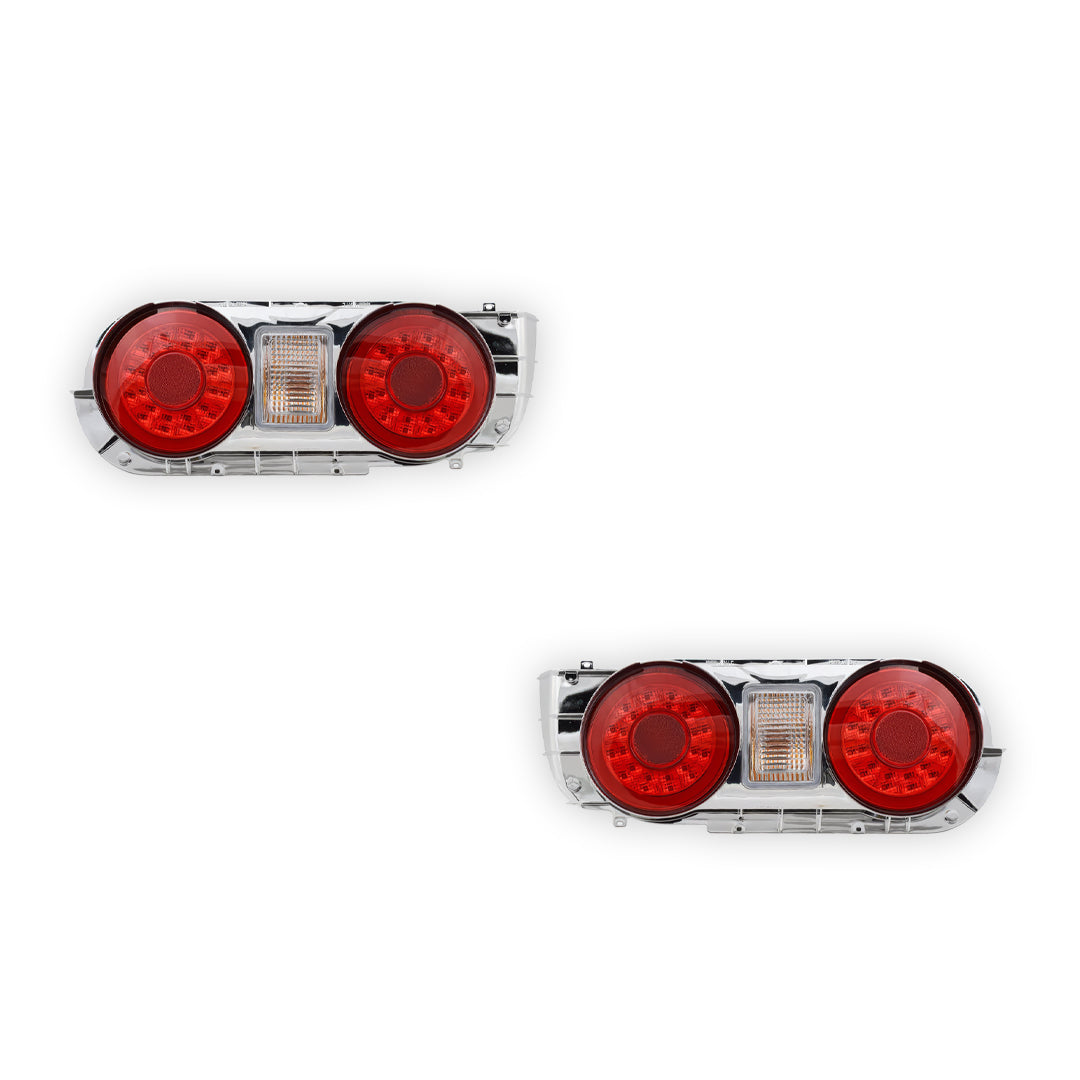 Nissan Skyline R32 (1991 - 1993) GTR Style Clear Red LED Tail Lights LH + RH