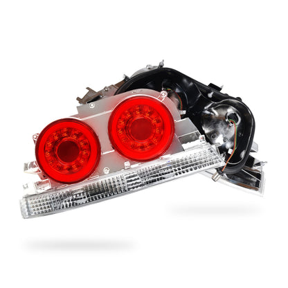 Nissan Skyline R33 (1993 - 1998) GTR Style Clear Red LED Tail Lights LH + RH