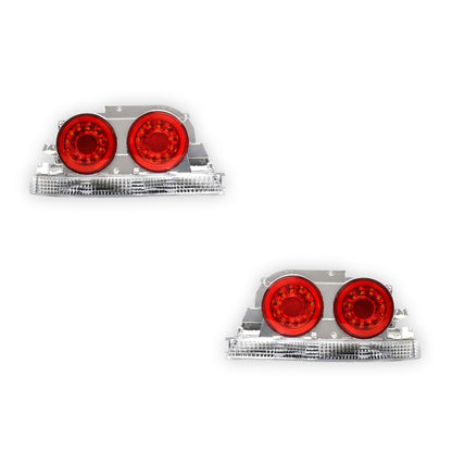 Nissan Skyline R33 (1993 - 1998) GTR Style Clear Red LED Tail Lights LH + RH