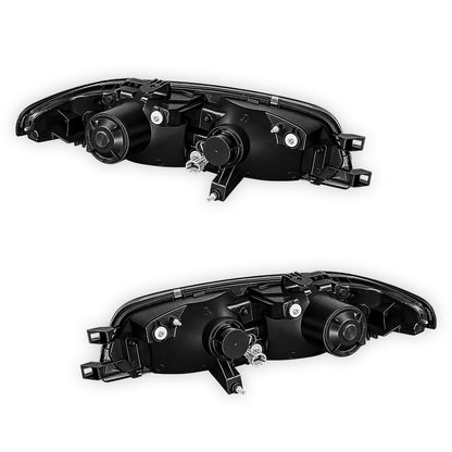 Nissan Skyline R33 (1993 - 1998) JDM Black OE Projector Headlights LH + RH