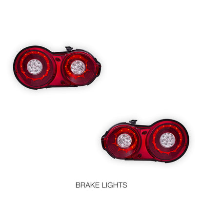 Nissan GT-R R35 (2007 - 2024) GTR 3D LED Stripe Bar Tail Lights LH + RH