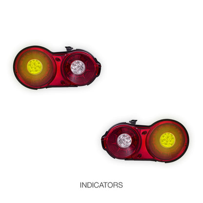 Nissan GT-R R35 (2007 - 2024) GTR 3D LED Stripe Bar Tail Lights LH + RH
