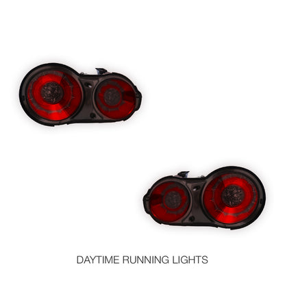 Nissan GT-R R35 (2007 - 2024) GTR 3D LED Stripe Bar Tail Lights LH + RH