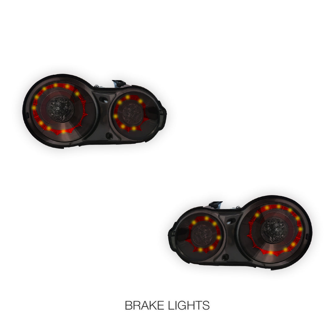 Nissan GT-R R35 (2007 - 2024) GTR 3D LED Stripe Bar Tail Lights LH + RH