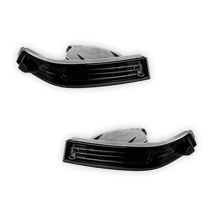 Nissan 200SX S14 (1997 - 1998) Crystal Clear / Full Smoked Bumper Bar Turn Signal Indicator Lights LH + RH