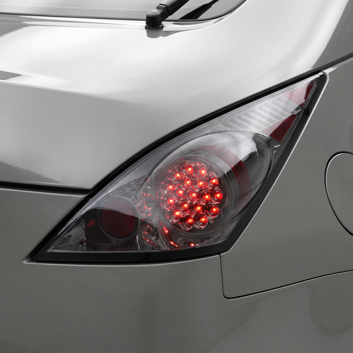 Nissan 350Z Z33 (2003 - 2005) Full Smoked LED Tail Lights LH + RH installed