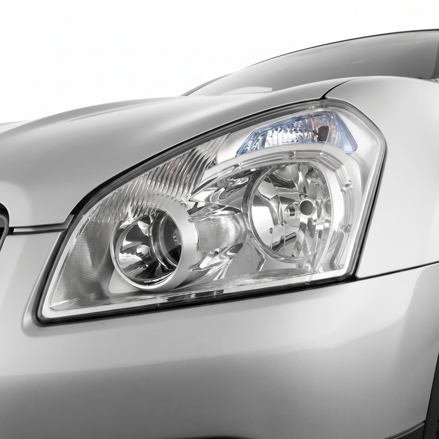 Nissan Dualis J10 (2007 - 2009) Chrome Halogen OEM Style Headlights LH + RH