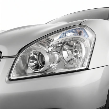 Nissan Dualis J10 (2007 - 2009) Chrome Halogen OEM Style Headlights LH + RH