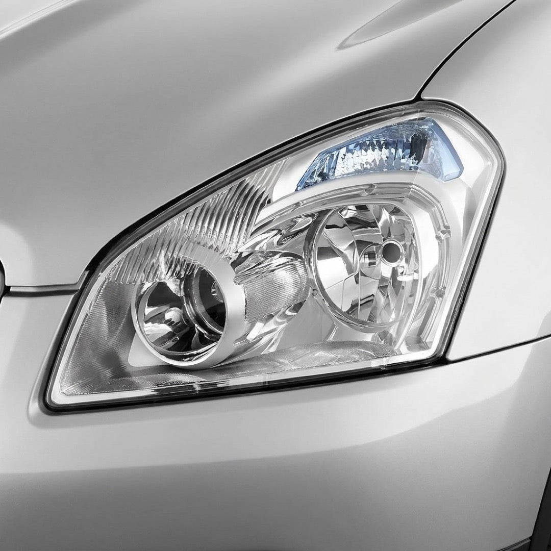 Nissan Dualis J10 (2007 - 2009) Chrome Halogen OEM Style Headlights LH + RH