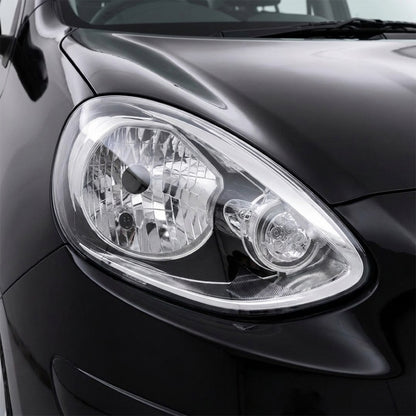 Nissan Micra K13 (2015 - 2016) Black Halogen OEM Style Headlights LH + RH