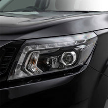 Nissan Navara D23 NP300 (2019 - 2025) Black LED OEM Style Headlights LH + RH