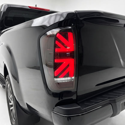 Nissan Navara D23 NP300 (2015 - 2021) Black LED Tail Lights LH + RH