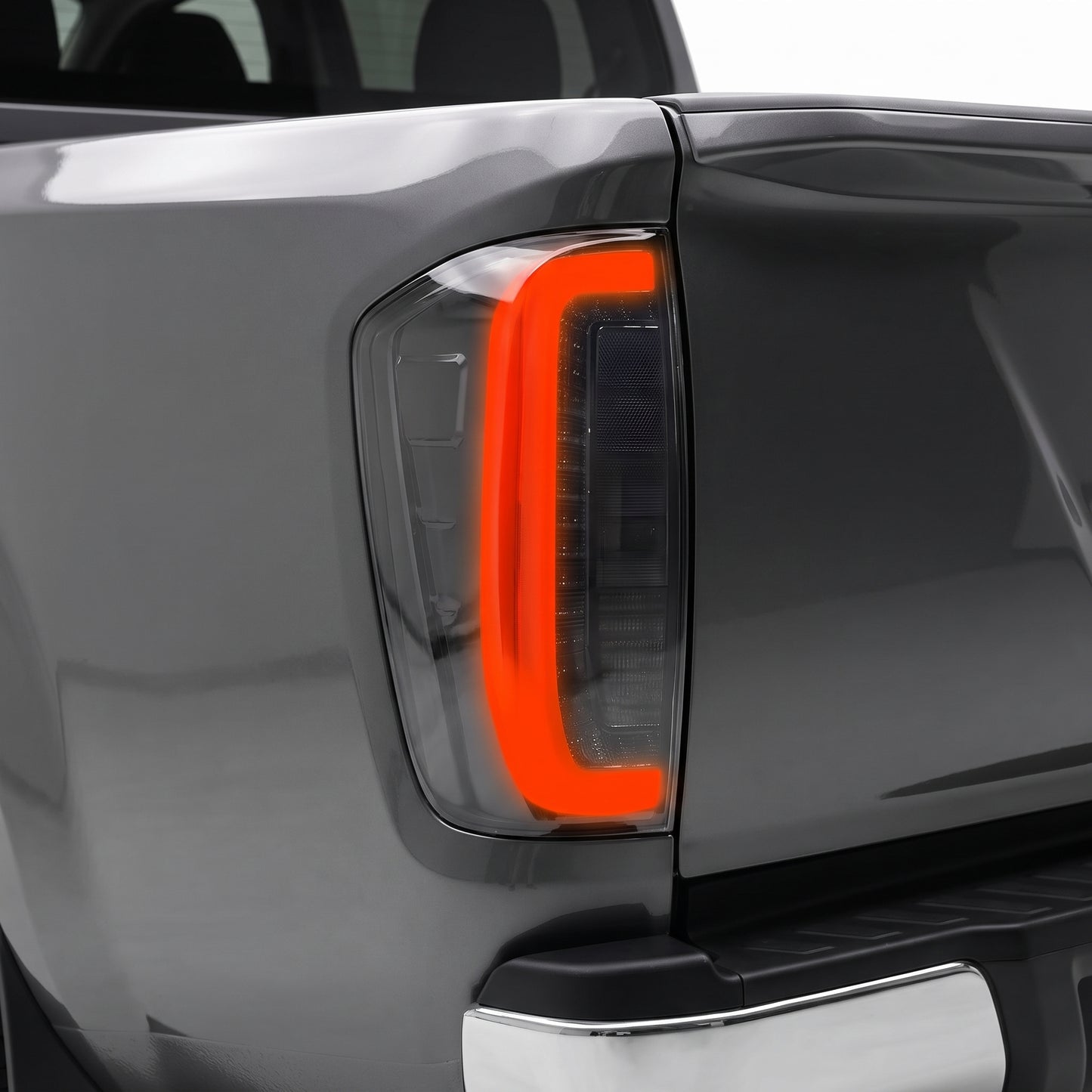 Nissan Navara D23 NP300 (2015 - 2021) Smoked Black Sequential 3D LED Stripe Bar Tail Lights LH + RH