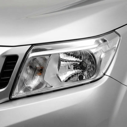 Nissan Navara D23 NP300 (2017 - 2021) Chrome LED OEM Style Headlights LH + RH