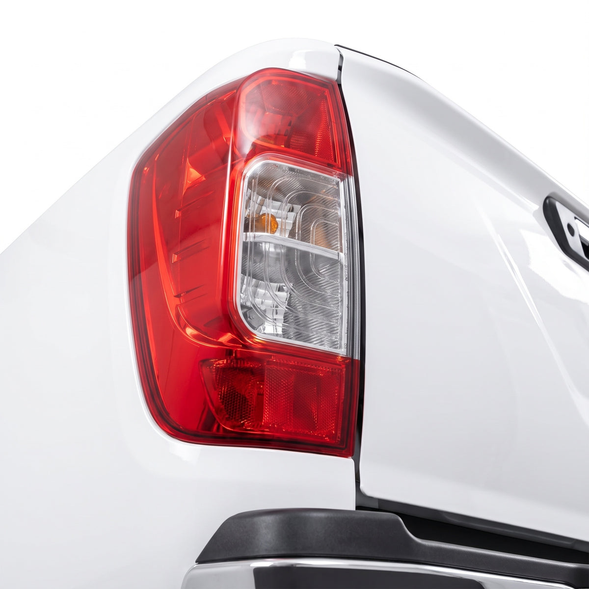Nissan Navara D23 NP300 (2020 - 2025) OEM Style Tail Lights LH + RH installed close-up