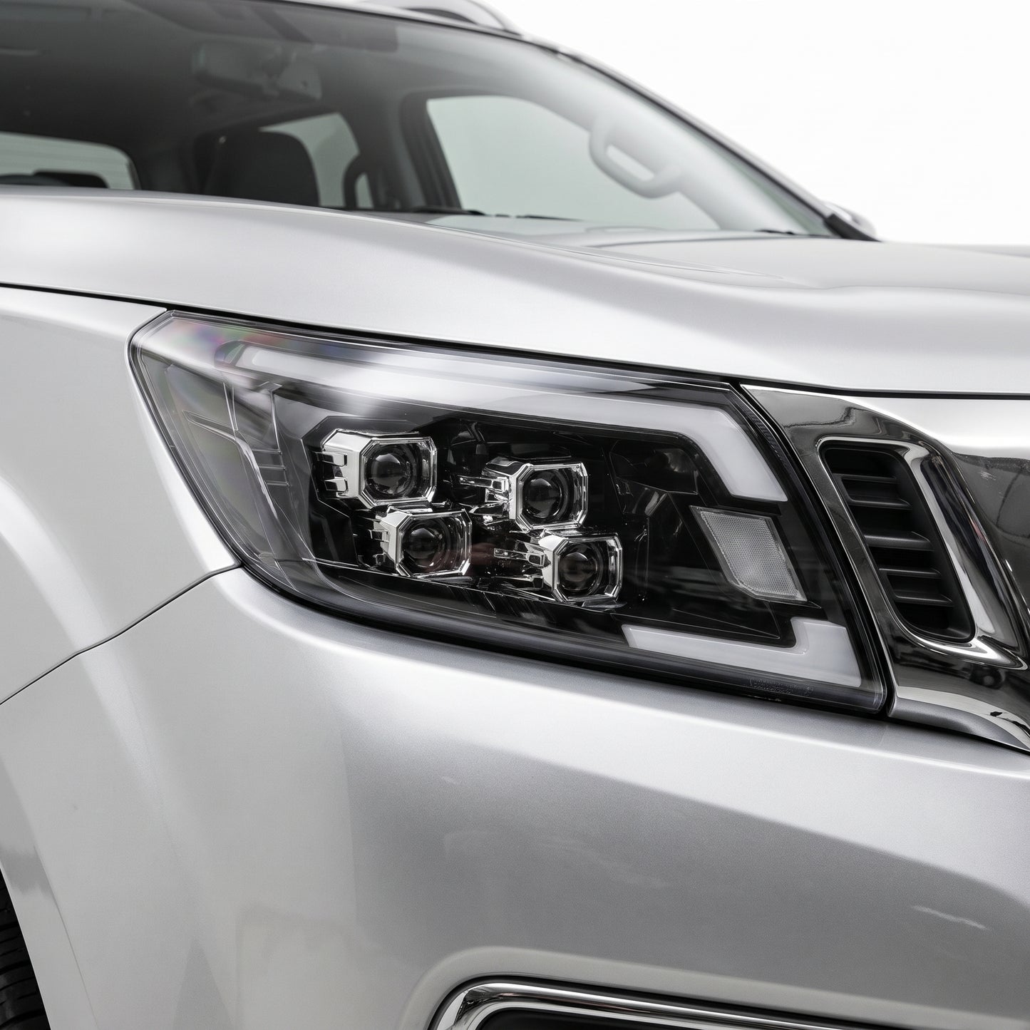 Nissan Navara D23 (2015 - 2020) LED Headlights Halo DRL  LH + RH