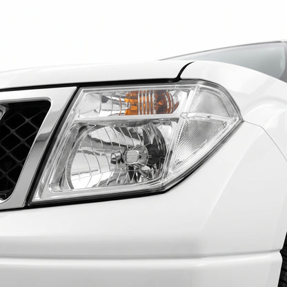 Nissan Navara D40 (2005 - 2010) OEM Style Headlights LH + RH installed close-up