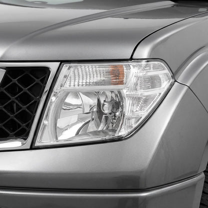 Nissan Navara D40 (2005 - 2015) Clear / Amber OEM Style Headlights LH + RH
