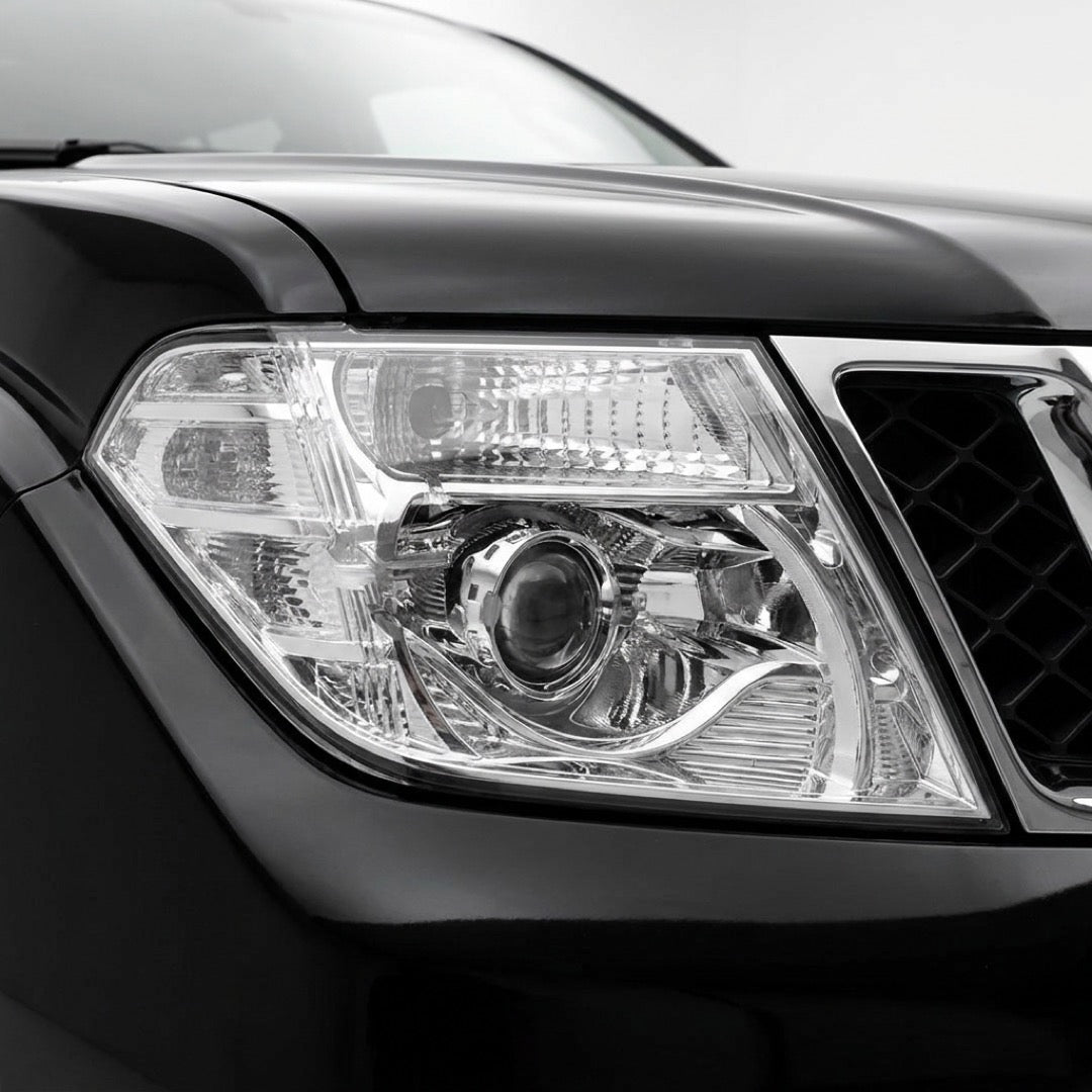 Nissan Pathfinder R51 (2010 - 2013) Genuine Chrome Xenon OEM Style Headlights LH + RH