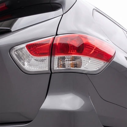 Nissan Pathfinder R52 (2013 - 2016) Rear Garnish Tail Lights LH + RH installed close-up