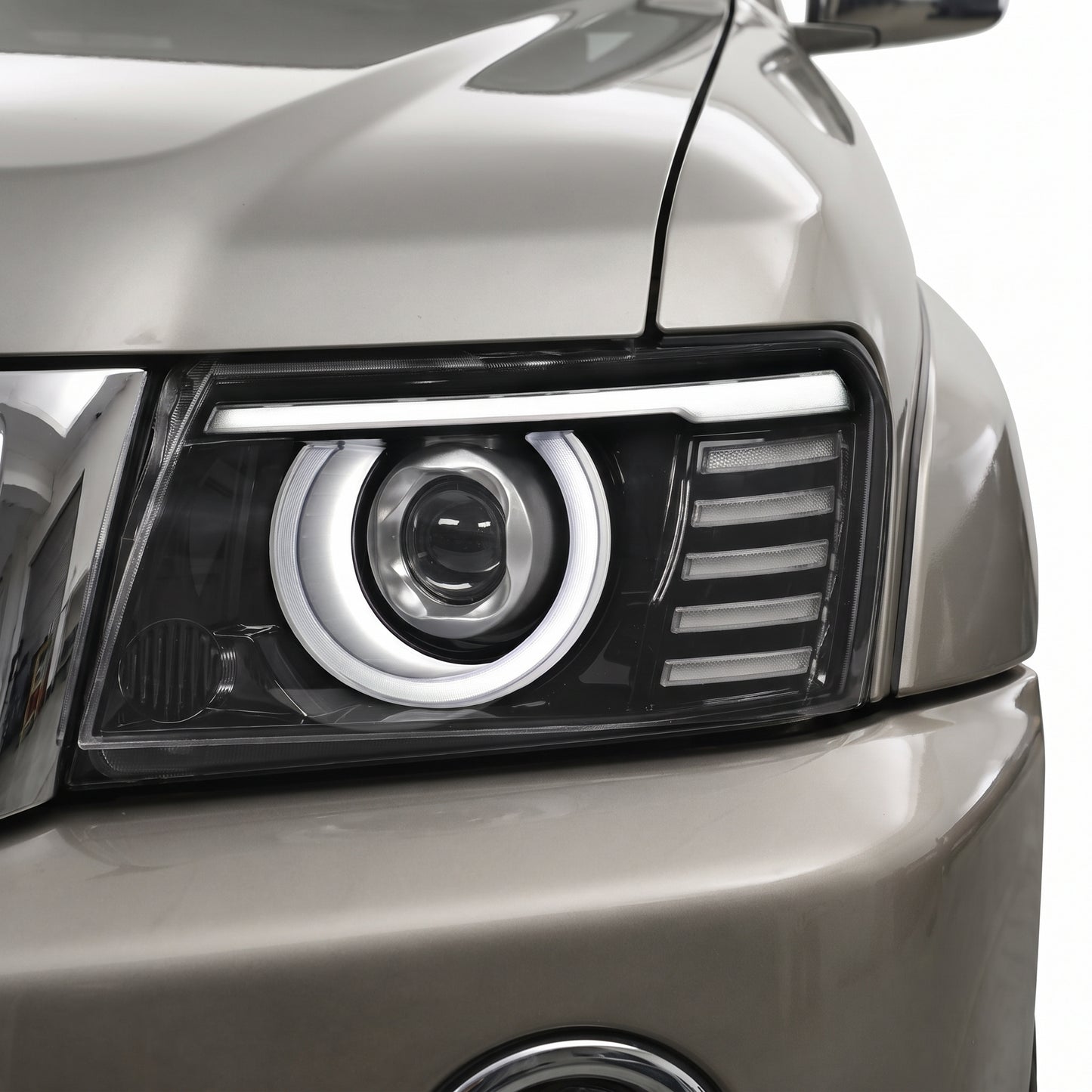 Nissan Patrol GU MK4 / MK5 / MK6 / MK7 / MK8 / Y61 (2005 - 2016) Full LED Laser Headlights LH + RH