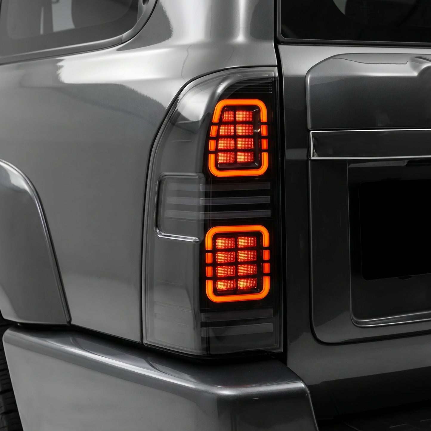 Nissan Patrol GU / Y61 Wagon (2004 - 2015) Sequential Smoked Full LED Tail Lights LH + RH