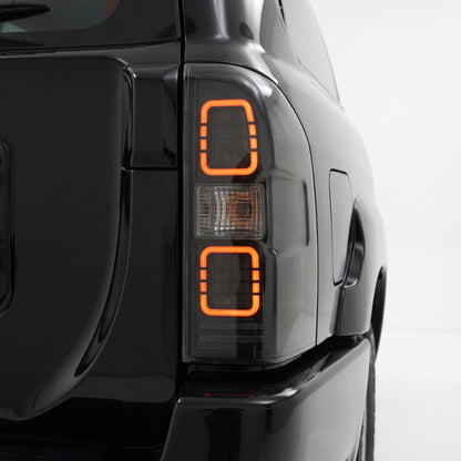 Nissan Patrol GU (2005 - 2016) Full Smoked Sequential LED Tail Lights LH + RH