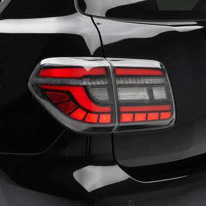 Nissan Patrol Y62 (2012 - 2019) Smoked Sequential Full LED Tail Lights LH + RH