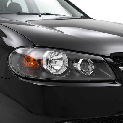 Nissan Pulsar N16 Hatch (2003 - 2005) Black Headlights LH + RH